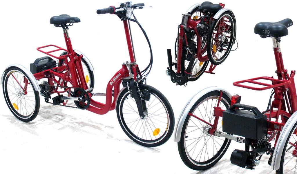 Electric Folding Tricycle DI BLASI Mod. R34